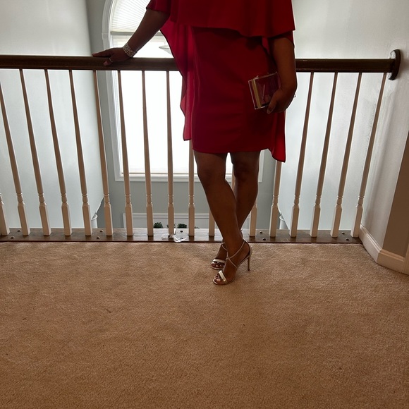 Red Gabrielle Union Party Dress - Picture 7 of 7